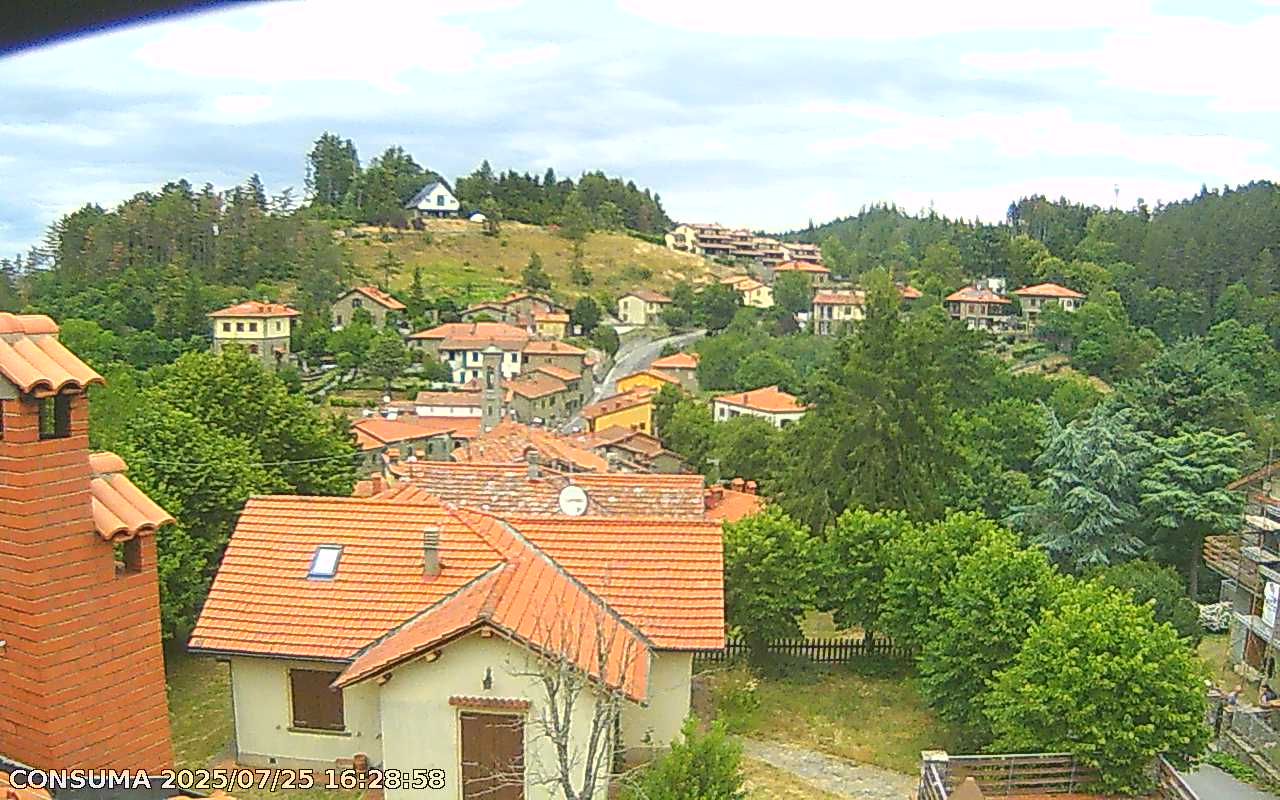 immagine della webcam nei dintorni di San Giovanni Valdarno: webcam Montemignaio