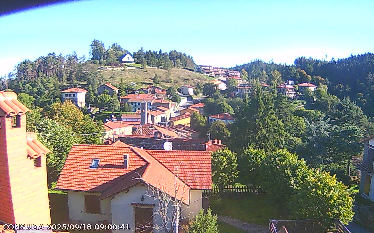 immagine della webcam nei dintorni di Chiusi della Verna: webcam Montemignaio