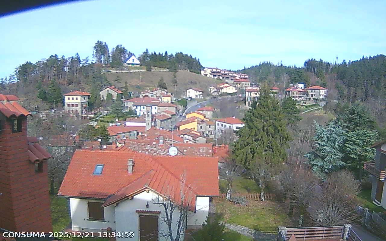 immagine della webcam nei dintorni di Caprese Michelangelo: webcam Montemignaio