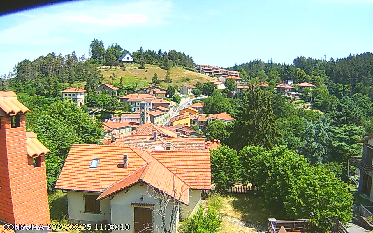 immagine della webcam nei dintorni di San Giovanni Valdarno: webcam Montemignaio